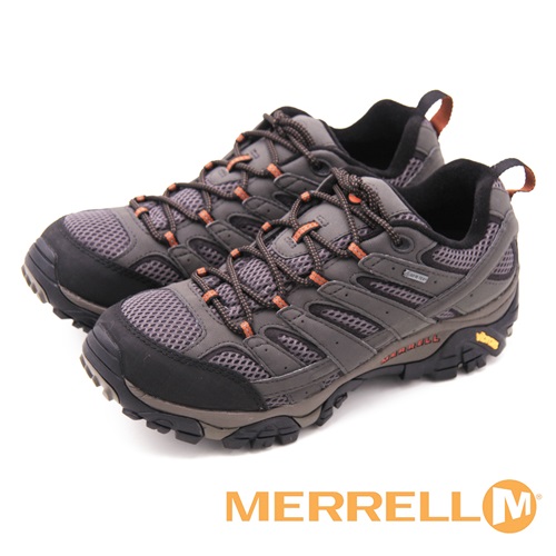 MERRELL MOAB 2 GORE-TEX防水登山運動 男鞋-復古灰(另有黑、咖啡、藍灰)