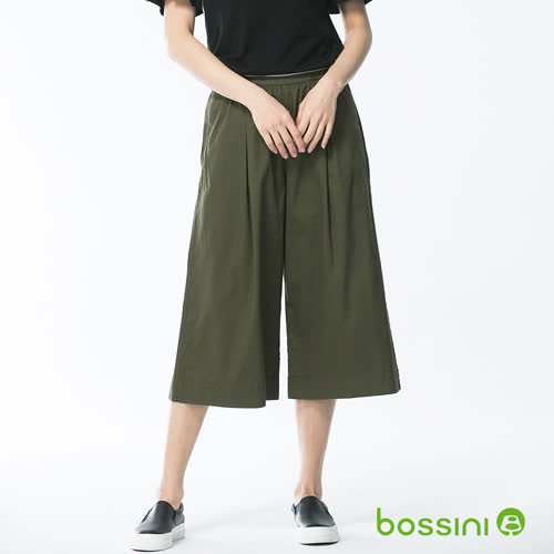 bossini春裝
素色七分寬褲