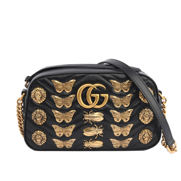 GUCCI
昆蟲動物大頭釘斜背包