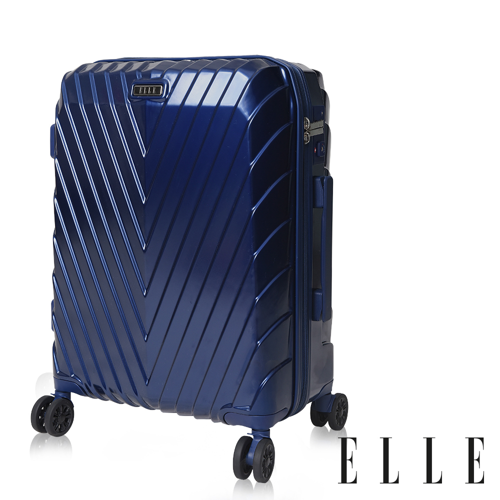 ELLE 法式V型鐵塔
防刮耐撞行李箱