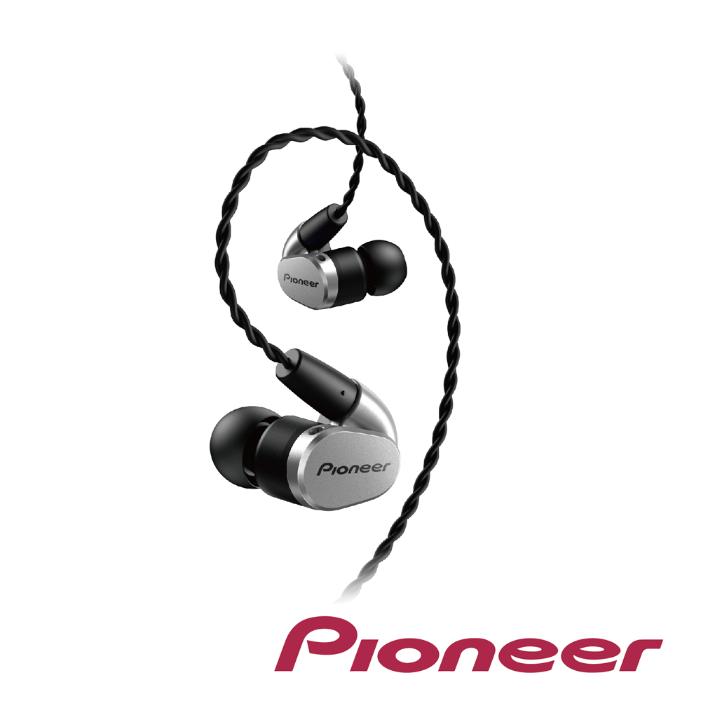 Pioneer SE-CH5T Hi-Res 密閉動圈入耳式音樂耳機 銀色