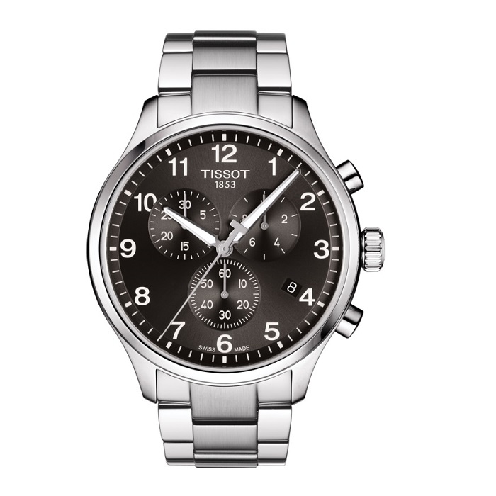 TISSOT
霸氣三眼計時腕錶