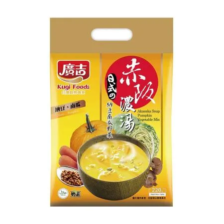 廣吉 赤阪濃湯-納豆南瓜野菜 (22gx10入/袋)