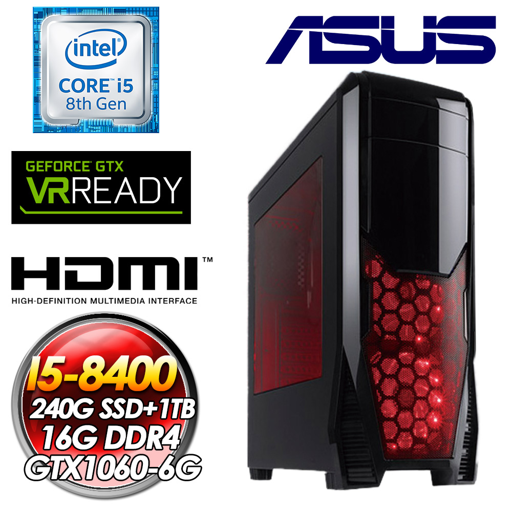 華碩平台 i5四核
GTX1060/雙碟電競機