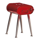 紅色造型汽油桶鐵椅