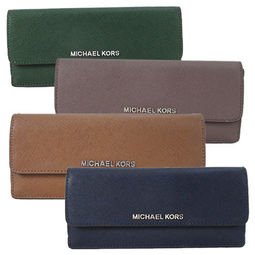 MICHAEL KORS 
銀字防刮薄長夾(多色)  