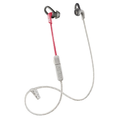 繽特力 Plantronics BackBeat FIT 305 運動無線藍牙耳機 珊瑚粉/灰