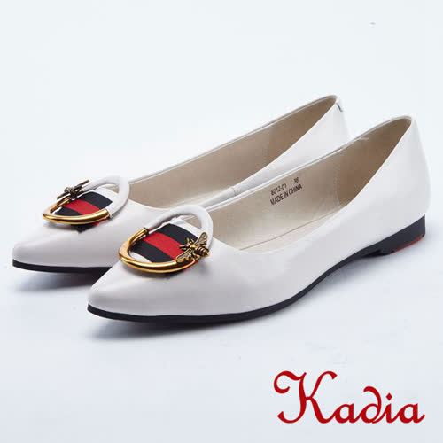 kadia
金屬拼接羊皮尖頭鞋