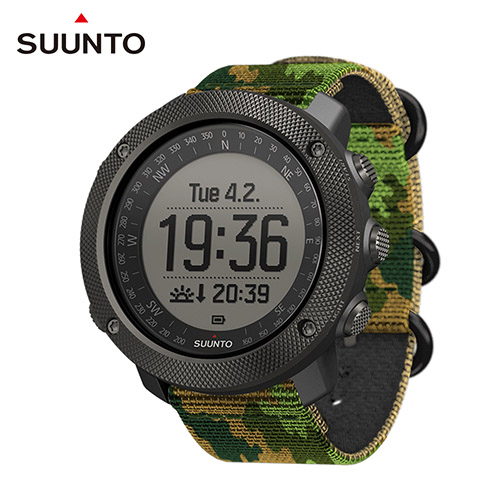SUUNTO Traverse Alpha 專為狩獵、釣魚、征服叢林野外的GPS腕錶【迷彩綠】