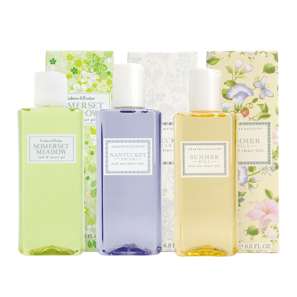 Crabtree 瑰珀翠
清新沐浴系列任選3件