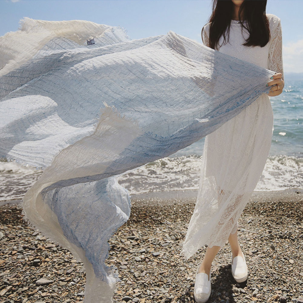 nata
小清新棉麻披肩圍巾