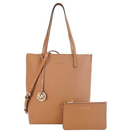 MICHAEL KORS HAYLEY牛皮肩背/斜背子母包-大/咖