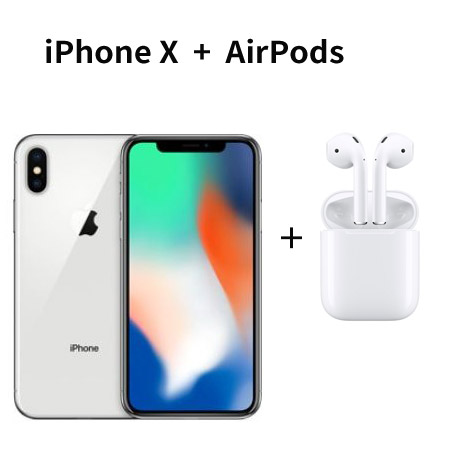 Apple iPhoneX 
256GB+AirPods藍牙耳機