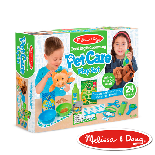 美國瑪莉莎 Melissa & Doug 角色扮演 - 寵物美容照顧遊戲組