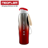 NEOFLAM單層304不銹鋼運動水壺750ml-漸層紅