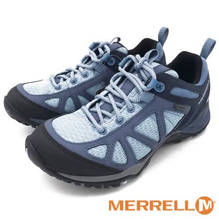MERRELL Siren Sport Q2 Mid Gore-Tex 低筒登山鞋 女鞋-水藍色(另有夕陽紅) #ML12434