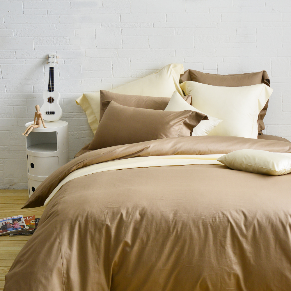 Cozy inn 純色咖啡
200織精梳棉四件式被套床包組