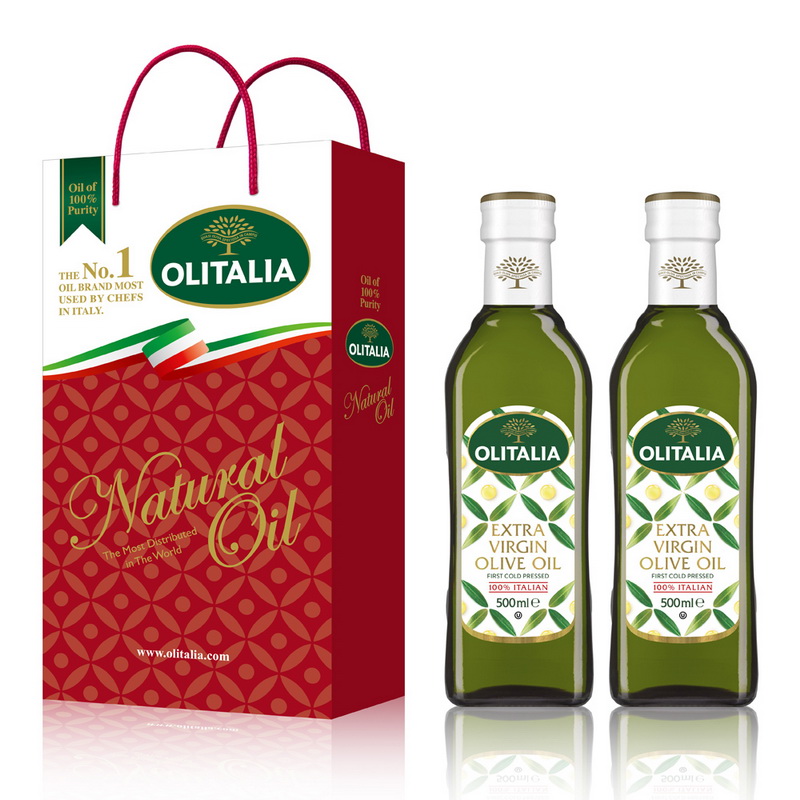 Olitalia奧利塔特級初榨橄欖油禮盒組(500mlx2瓶)
