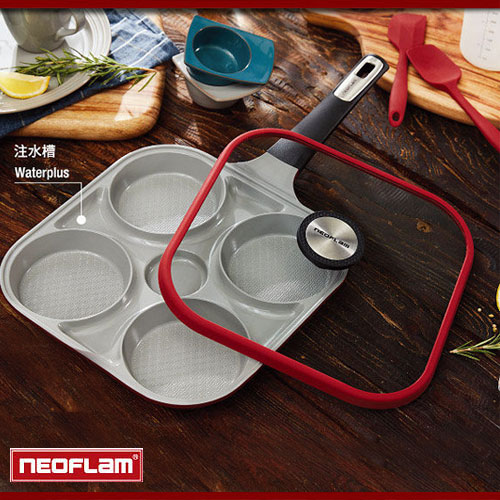 韓國NEOFLAM STEAM PLUS 系列 27cm 烹煮神器+玻璃蓋 (EK-SP-F27)