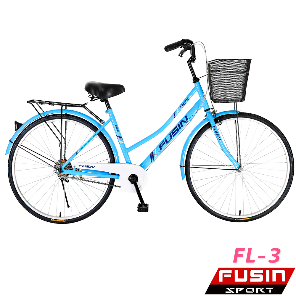 【Fusin】FL-3 經典典雅 淑女車 26吋 單速 搭配 鋁合金輪圈