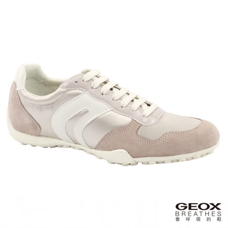 GEOX 
義大利復古玫瑰色休閒鞋