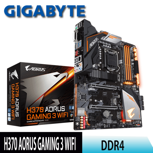 【GIGABYTE技嘉】 H370 AORUS GAMING 3 WIFI 主機板