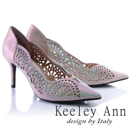 Keeley Ann
鏤空閃耀水鑽高跟鞋