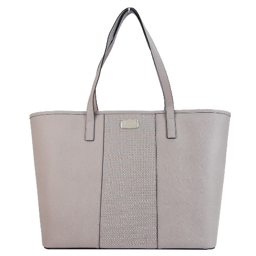 MICHAEL KORS Microstud鉚釘防刮托特包(大/灰)