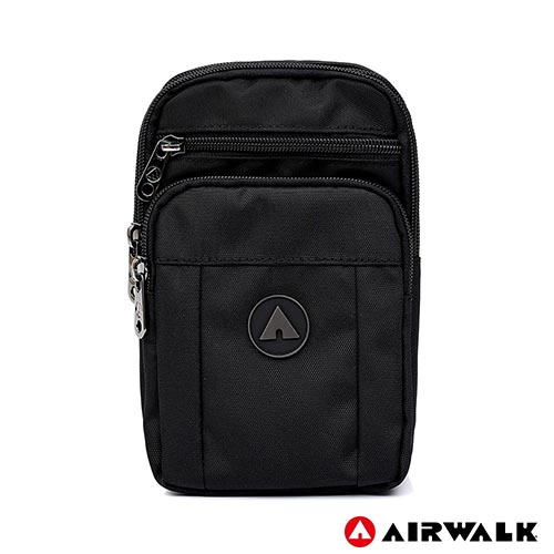 AIRWALK -自由無限休閒斜側包-黑色