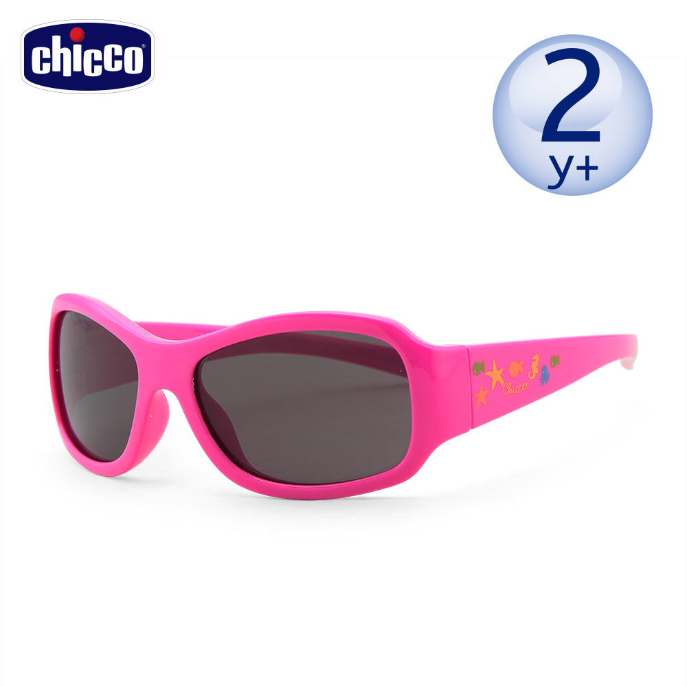 chicco-兒童專用太陽眼鏡-海底世界粉