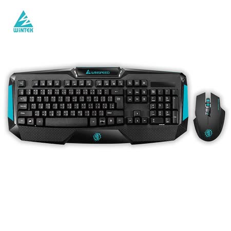 WiNTEK 文鎧 G10KM 血冥一號 超靜音專業競技無線鍵鼠組 鍵盤滑鼠組