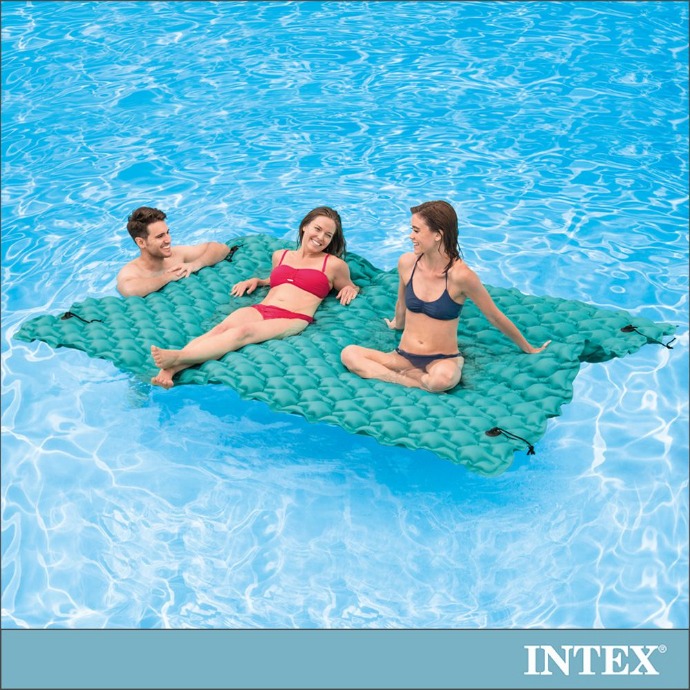 【美國INTEX】 戲水系列-超大型獨立泡泡充氣床
