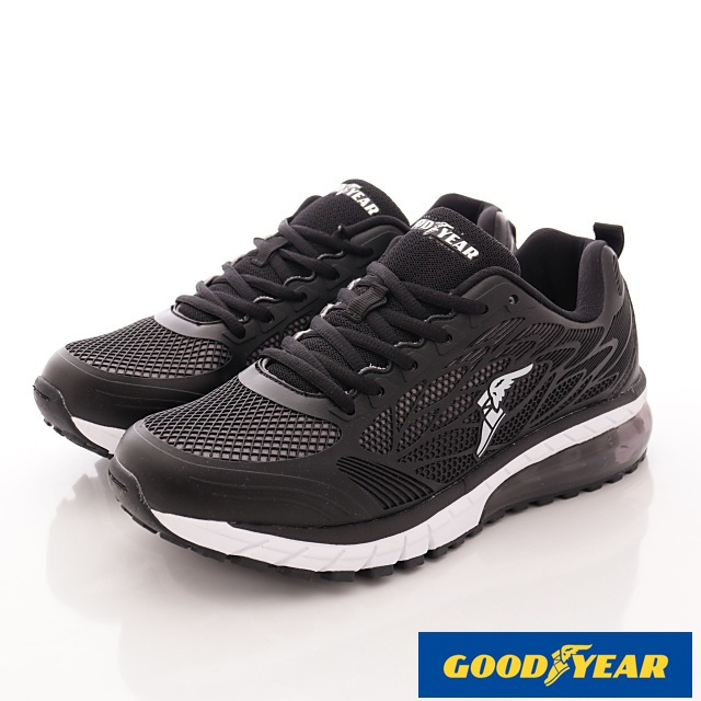 【GOODYEAR】【GOODYEAR】潮流氣墊運動款-(MR73150黑-男段-25.5-29cm)