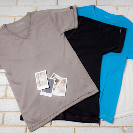 【MORINO摩力諾】兒童抗菌防臭短袖V領衫/T恤(超值6件組)