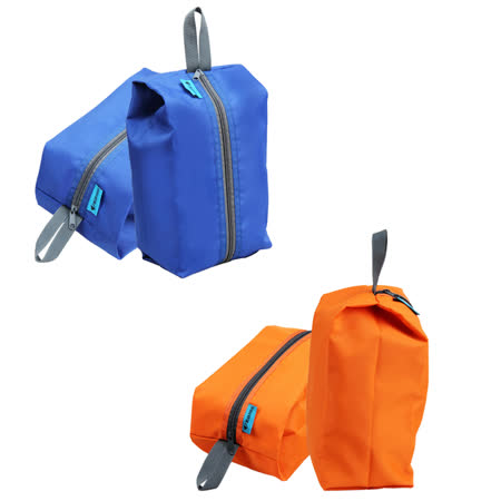 PUSH!戶外休閒旅遊用品雜物包可攜式鞋包防水洗漱包手提包U43橙色