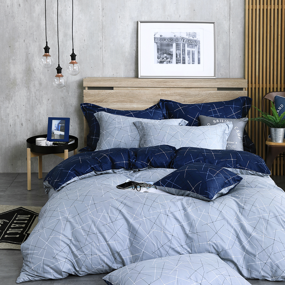 OLIVIA幾和十字星
雙人床包枕套三件組