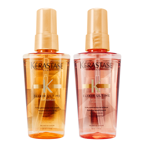 KERASTASE卡詩 金緻柔馭露50ml+花漾粉金緻柔馭露50ml