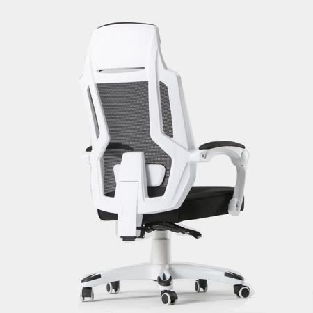 Style-亞斯機能護腰工學電腦椅-PU靜音滑輪