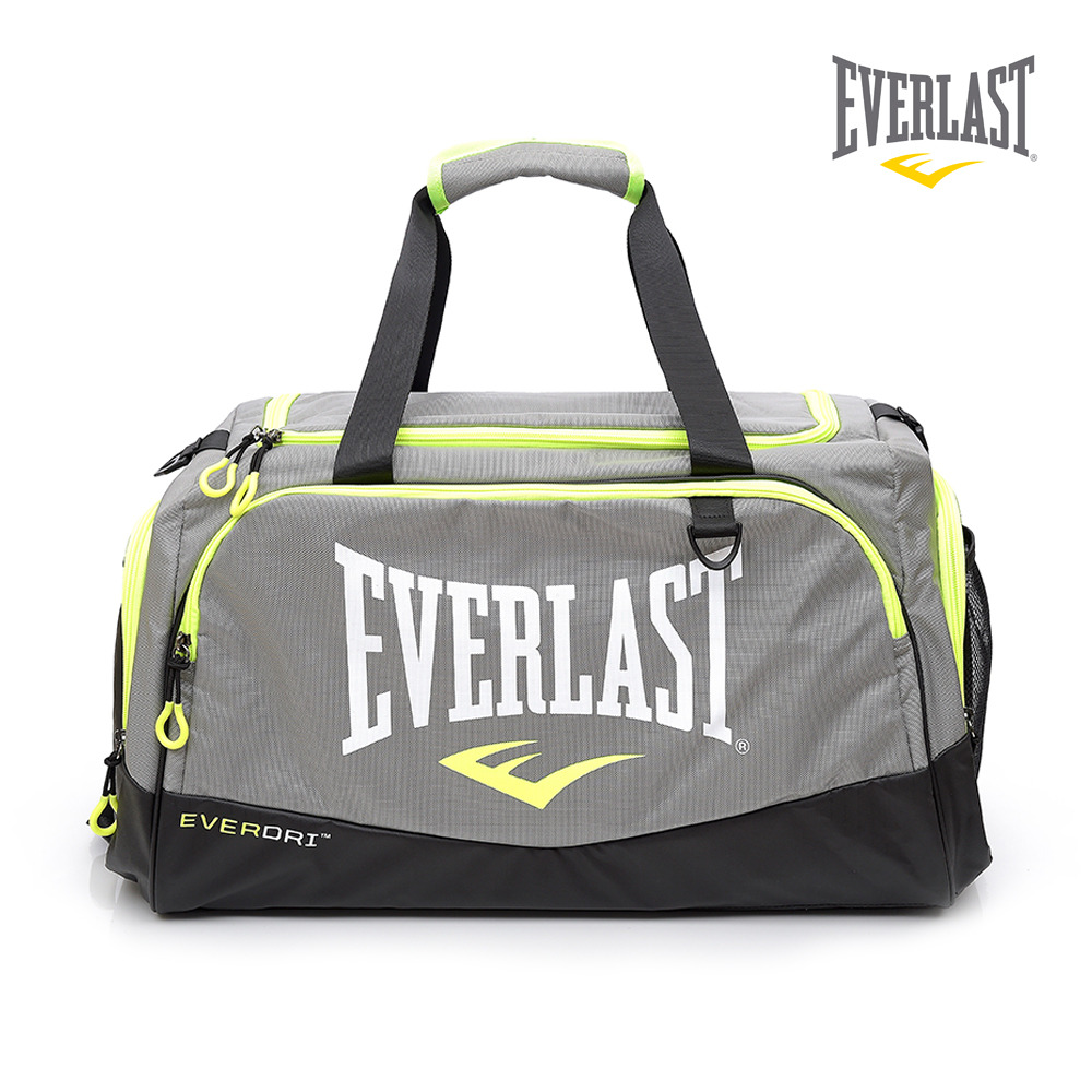 EVERLAST 拳擊運動品牌-休閒旅行包-灰