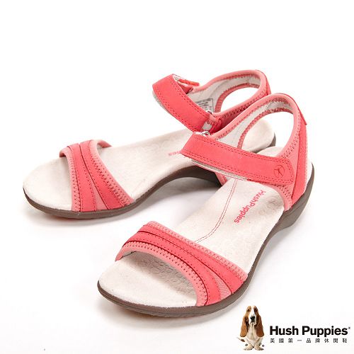 Hush Puppies Athos系列一字帶涼鞋 女鞋-桃紅(另有淺藍)