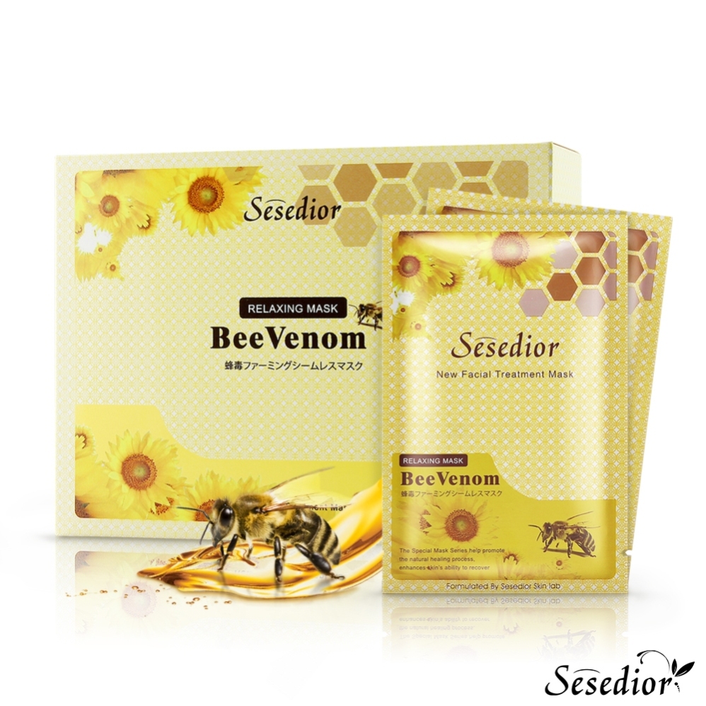 【Sesedior】蜂毒胜肽煥顏緊緻面膜20片