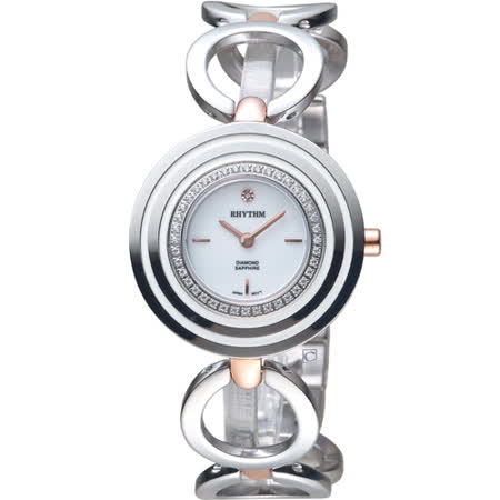 日本麗聲錶rhythm 縷空輕巧手環錶l1302s01 Friday購物