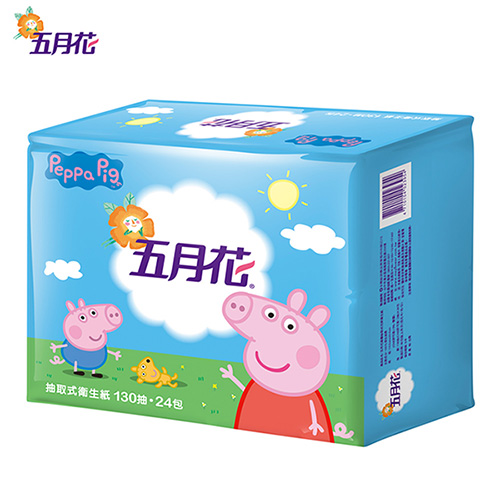 五月花 佩佩豬版
衛生紙130抽x72包