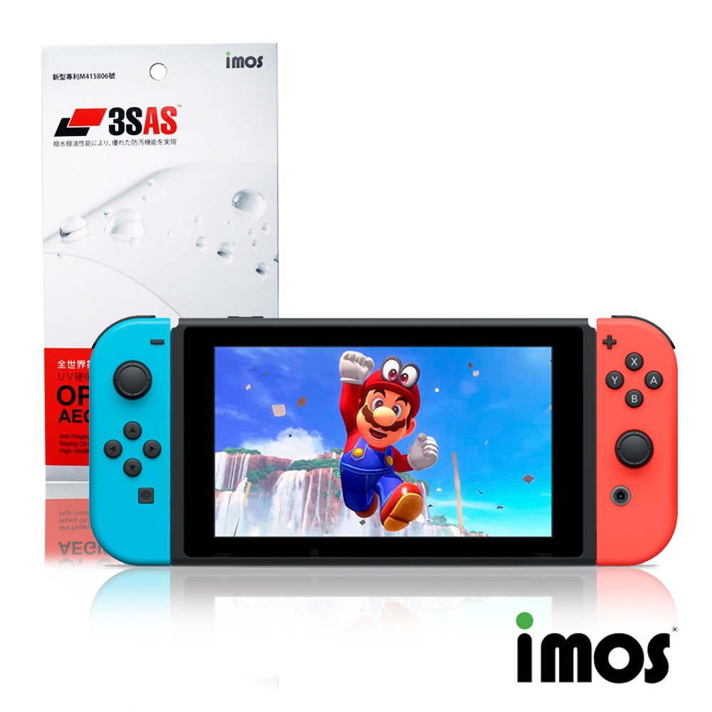 iMos 任天堂Nintendo Switch 超抗撥水疏水疏油效果螢幕保護貼
