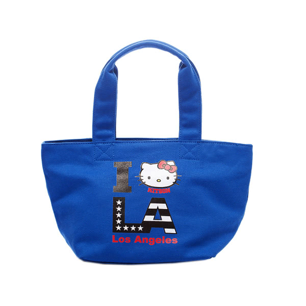 Kitson x Kitty - Loves LA 聯名系列 帆布托特包(BLUE)