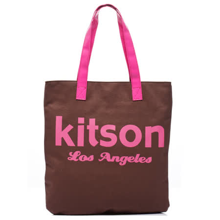 Kitson 美式學院風方型托特包(BORWN)