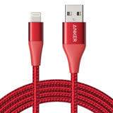ANKER PowerLine+ II Lihgtning 編織充電線1.8M-A8453 (紅)