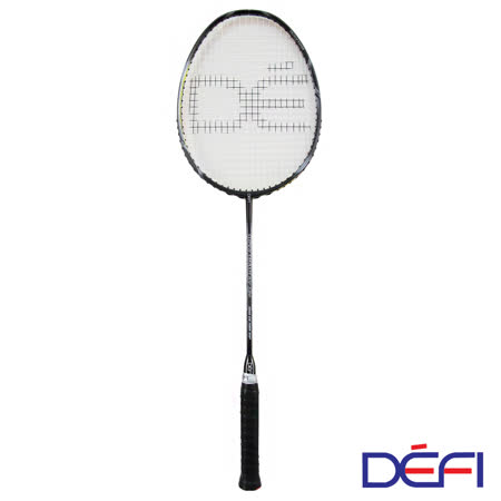 【DEFI】KV-600 雙色比賽級羽球拍(神秘黑)