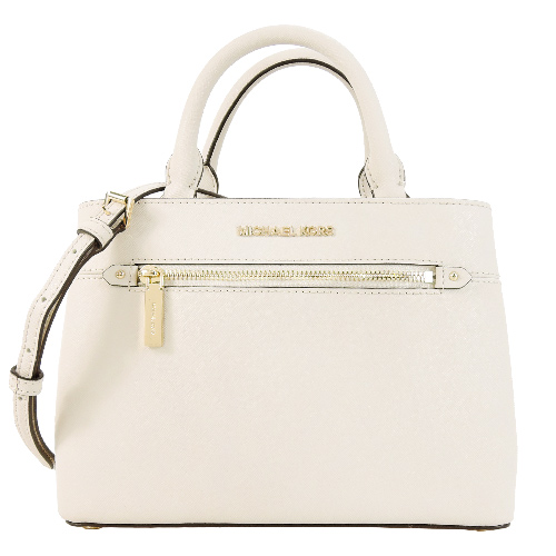 MICHAEL KORS HAILEE 素面防刮兩用包(迷你/米白)