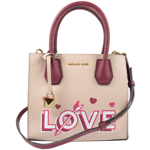 MICHAEL KORS 
塗鴉撞色手提兩用包